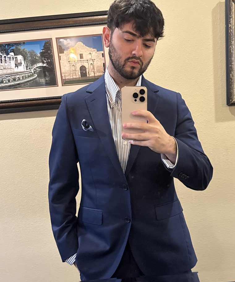 Jadenn Granato, founder of Granato Co., in a navy suit